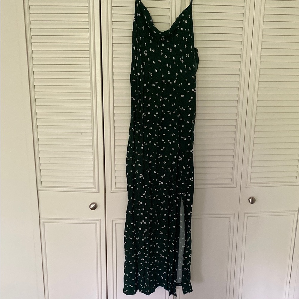 Elegant Black Floral Dress